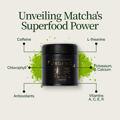 Thé vert Matcha premium Chiran de qualité supérieure