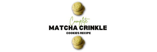 Matcha Crinkle Koekjes
