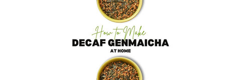 hoe maak je cafeïnevrije koffie? Genmaicha thuis