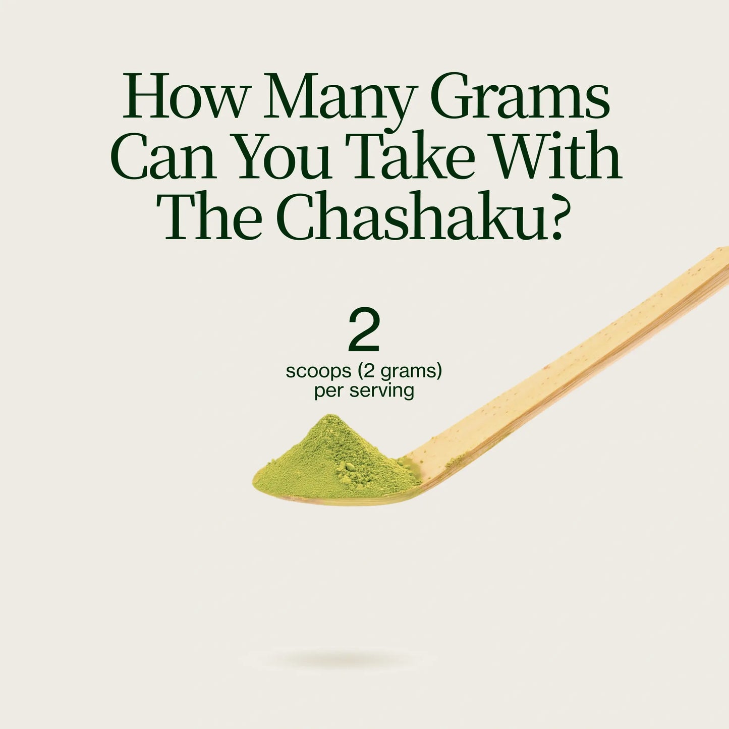 Cuillère Chashaku en Bambou