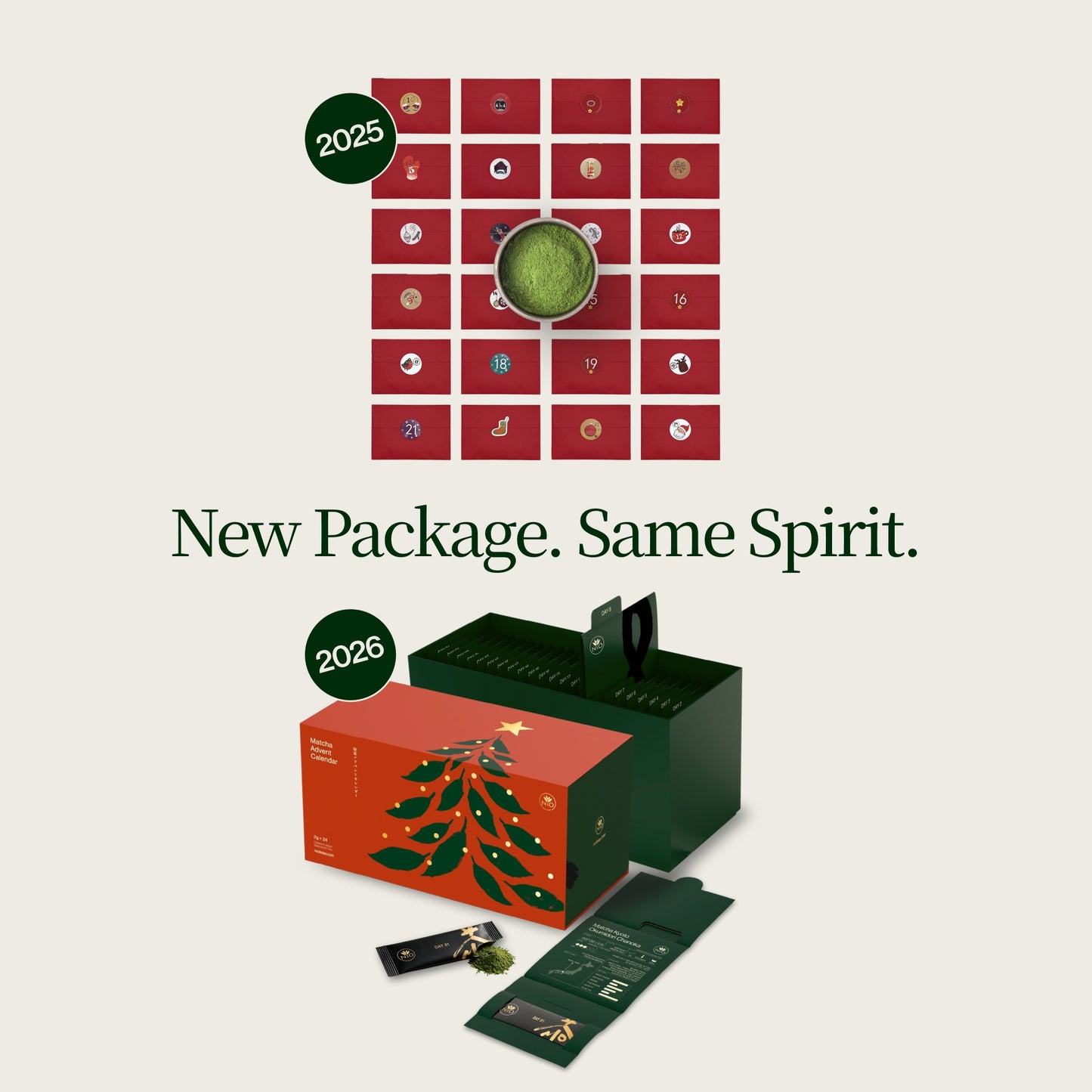 Calendrier de l'Avent Matcha 2026