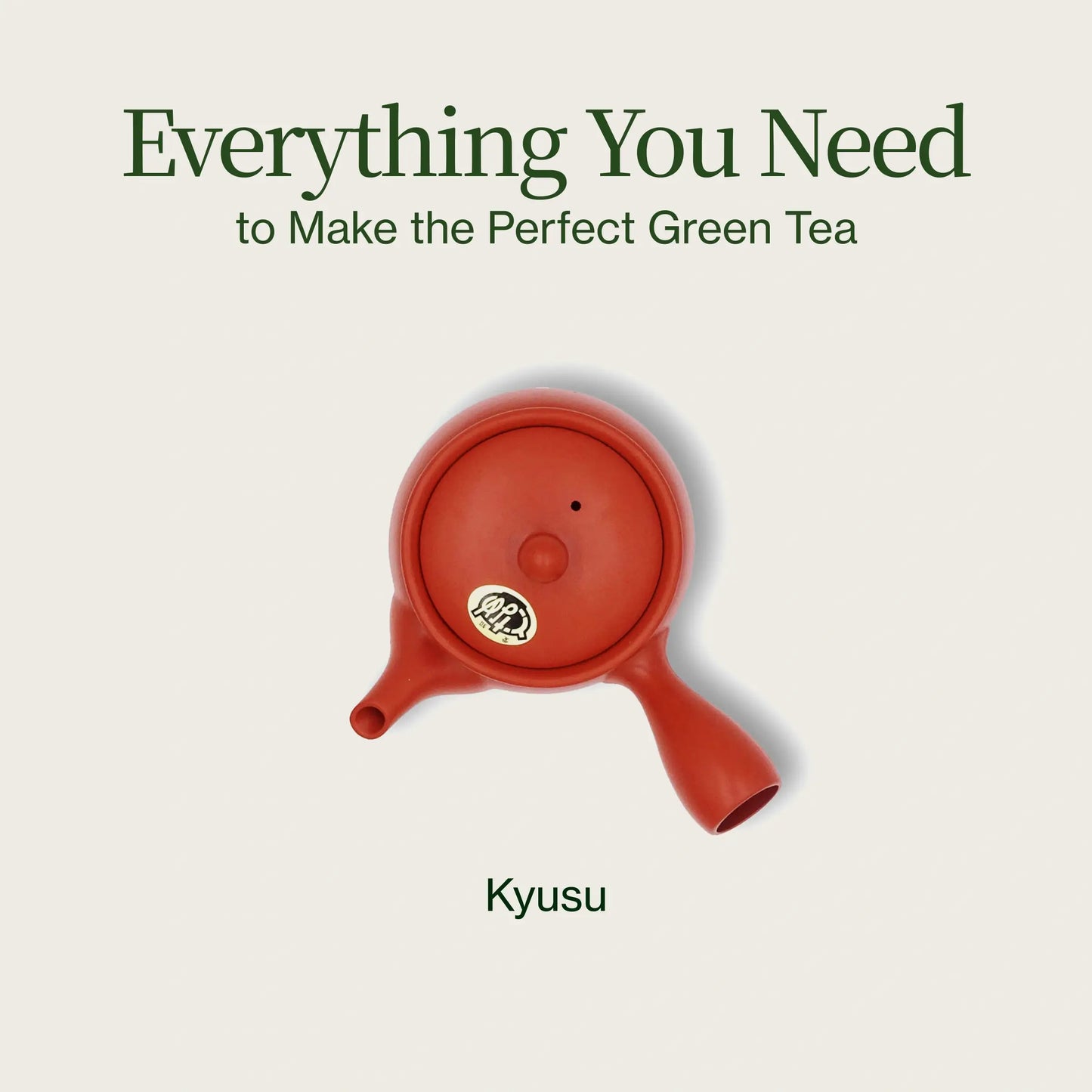 Groene thee adventskalender met theepot