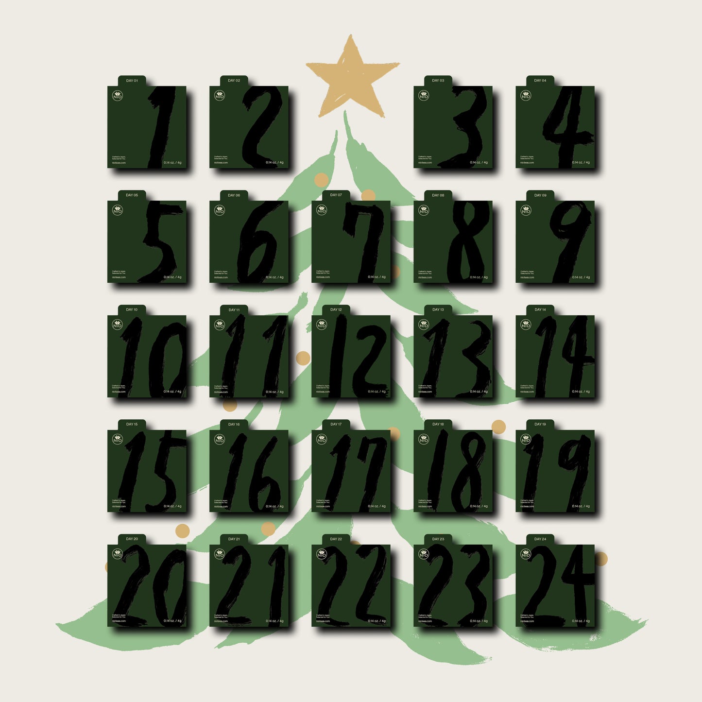 Calendrier de l'Avent Matcha 2026