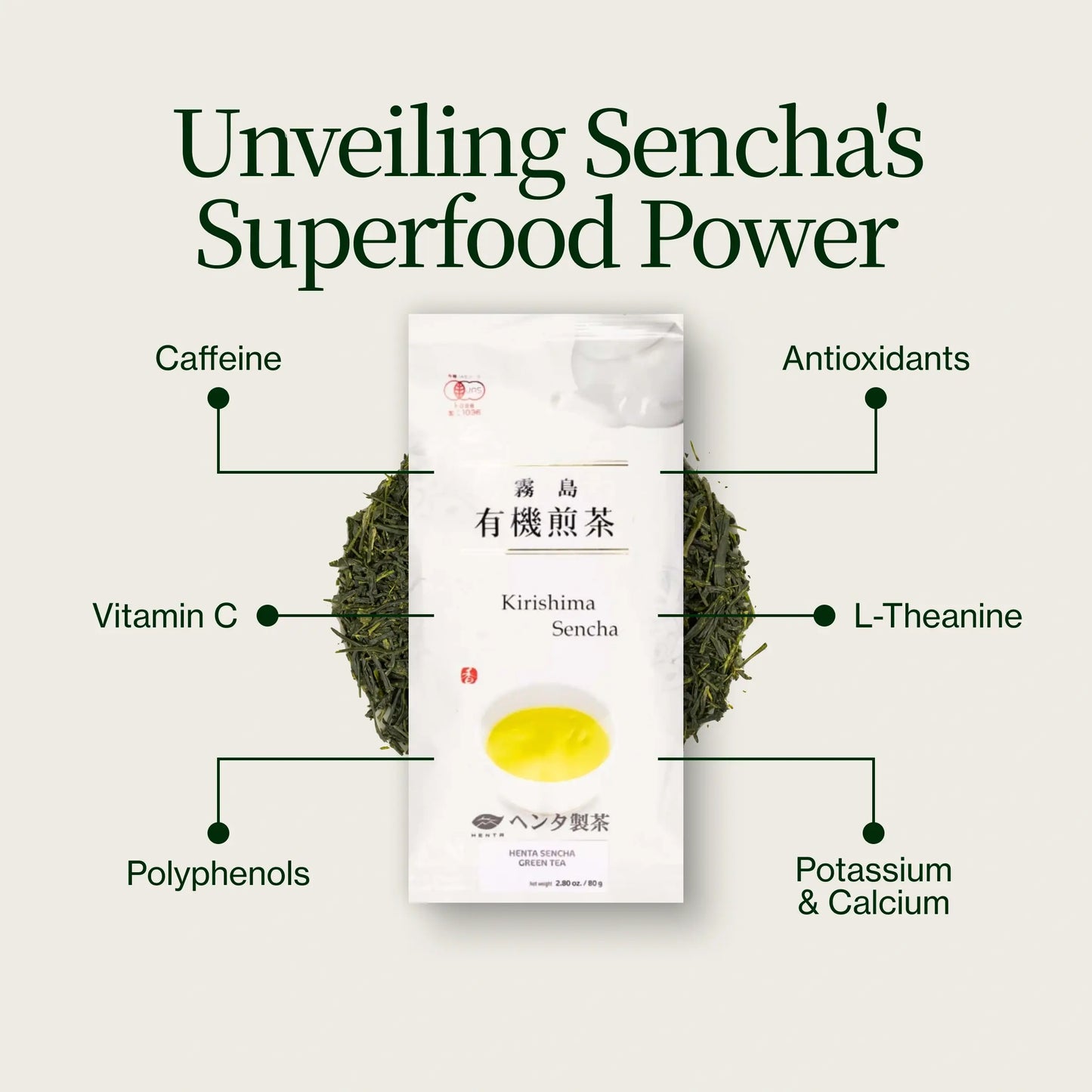 Sencha Henta Kirishima-thee