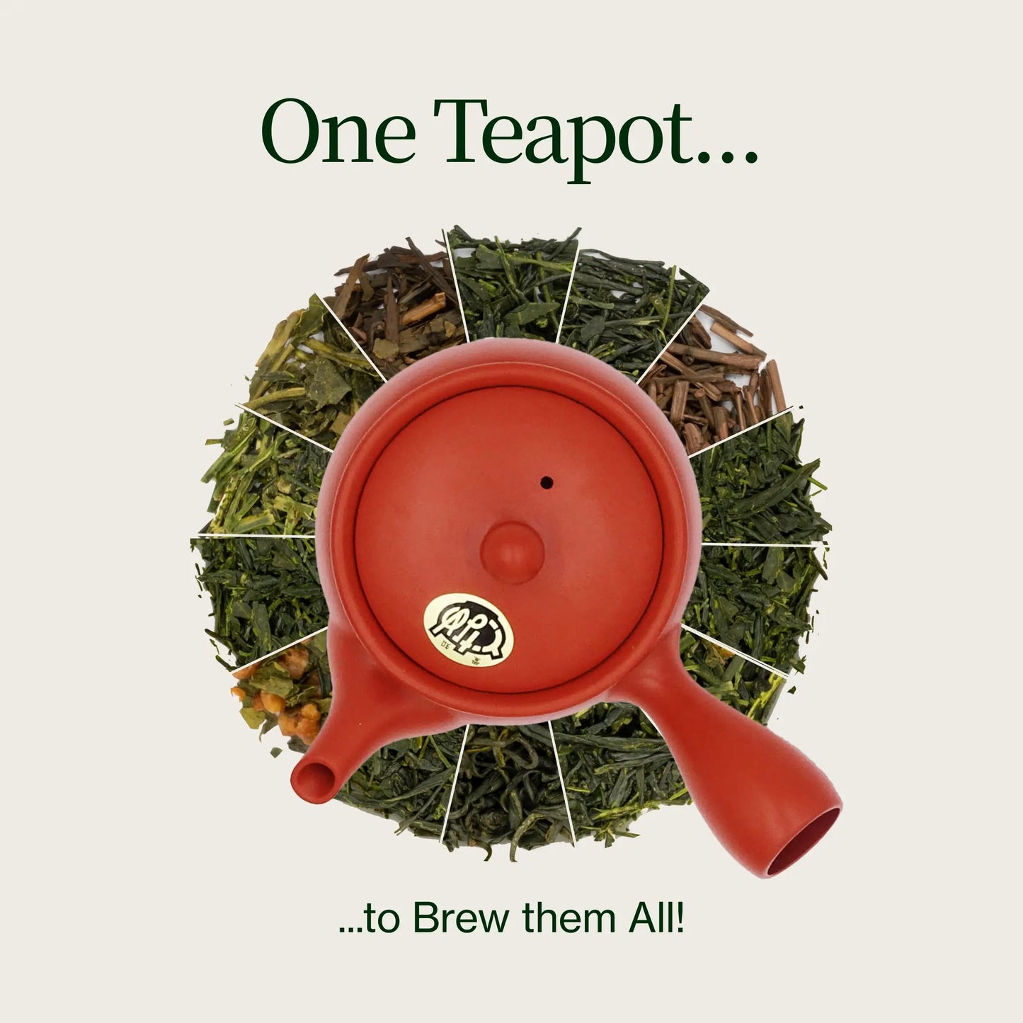 Rode Japanse Klei Theepot