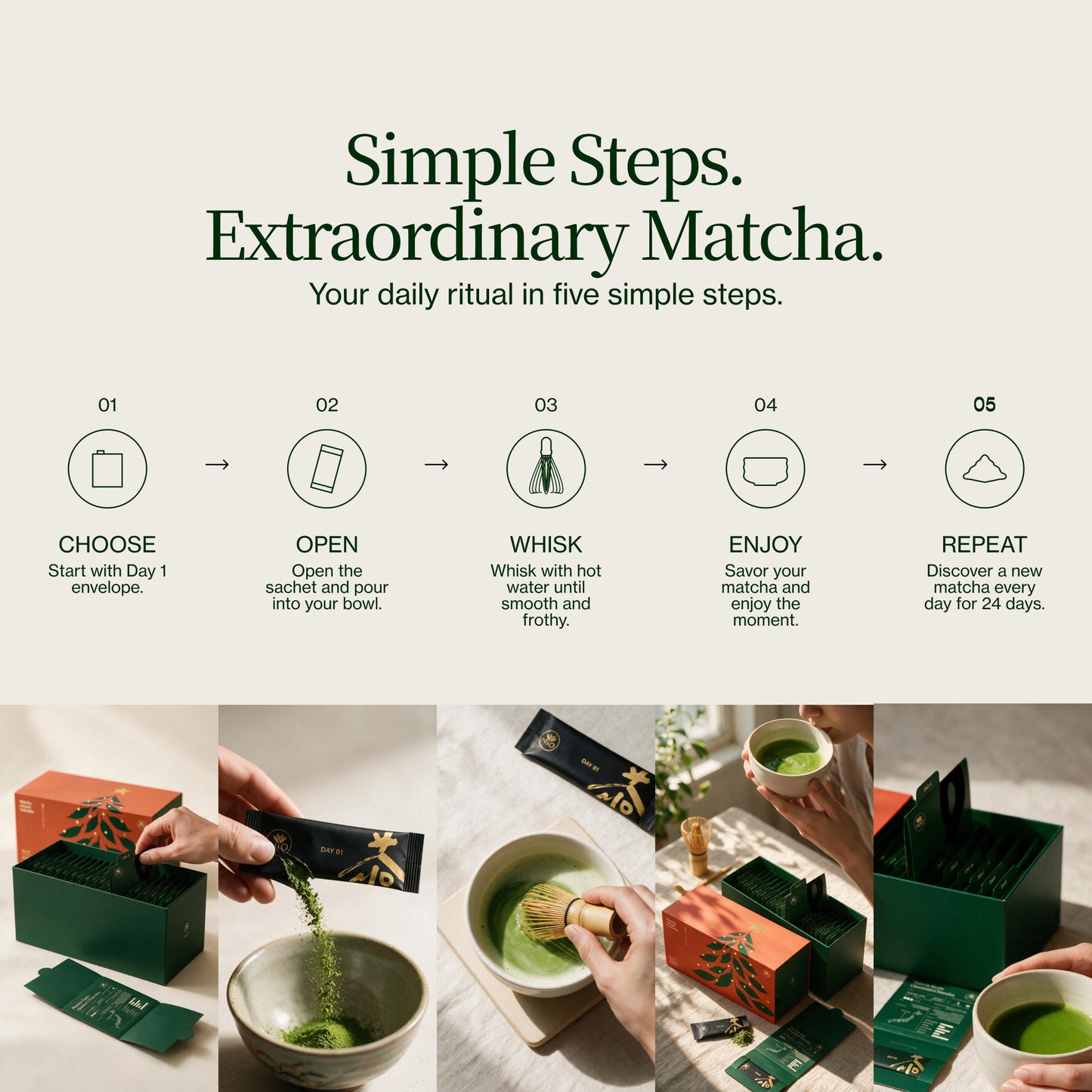 Calendrier de l'Avent Matcha 2026