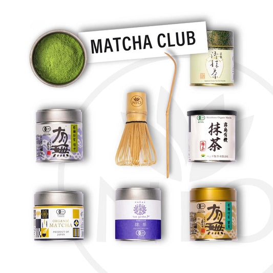 Maandelijkse Matcha Club met gratis Matcha Whisk en Chashaku